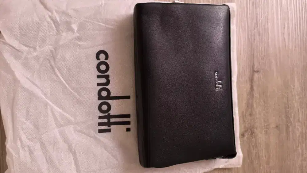 CONDOTTI Leather Clutch Bag C-94419