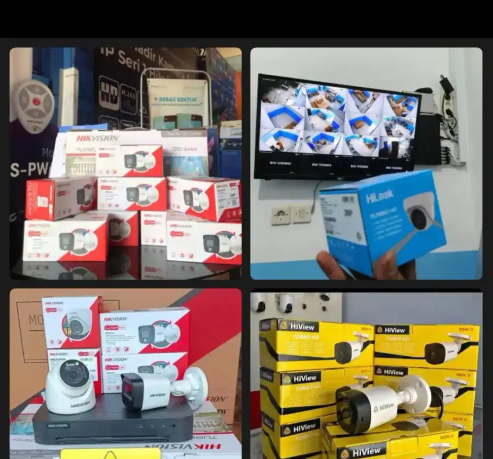 Pemasangan cctv hilook dan dahua hikvision 2mp/ 5mp