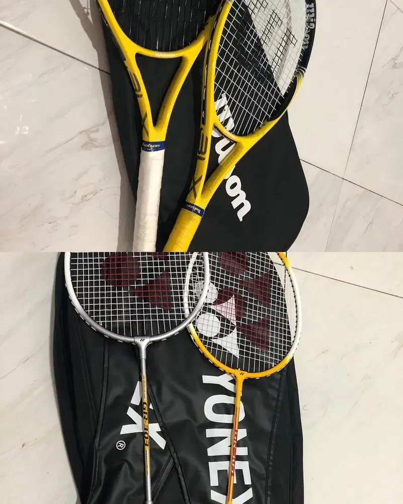 Raket Tennis Wilson & Bulutangkis Yonex