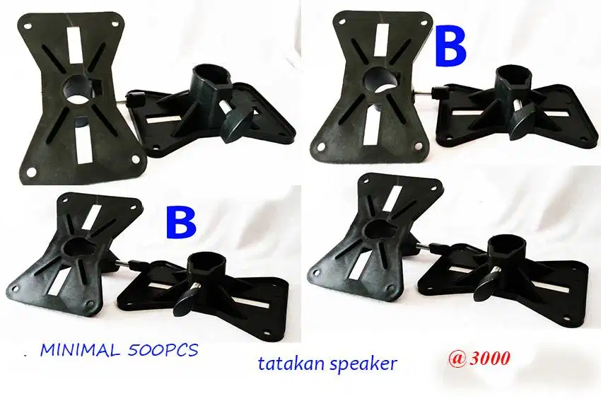 tatakan speaker bahan plastik kokoh dan kuat