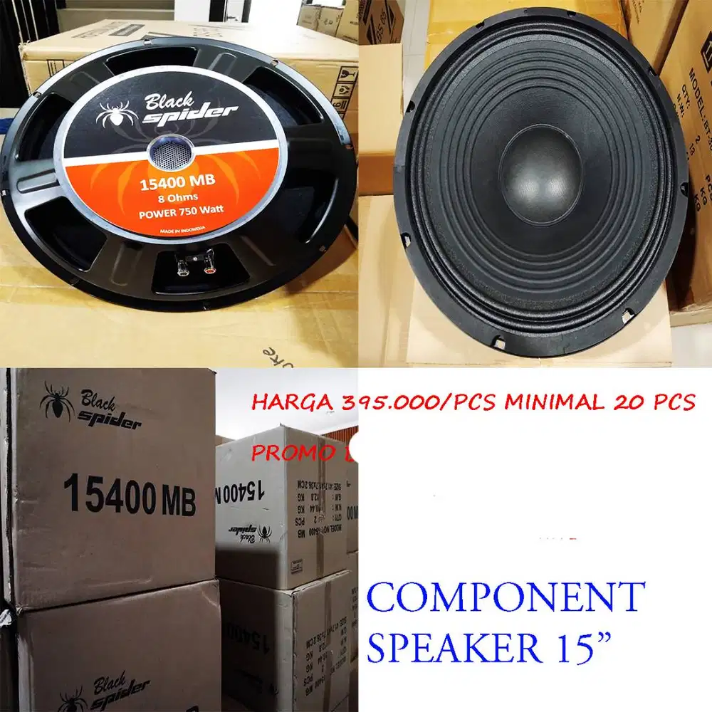 speaker black spider baru
