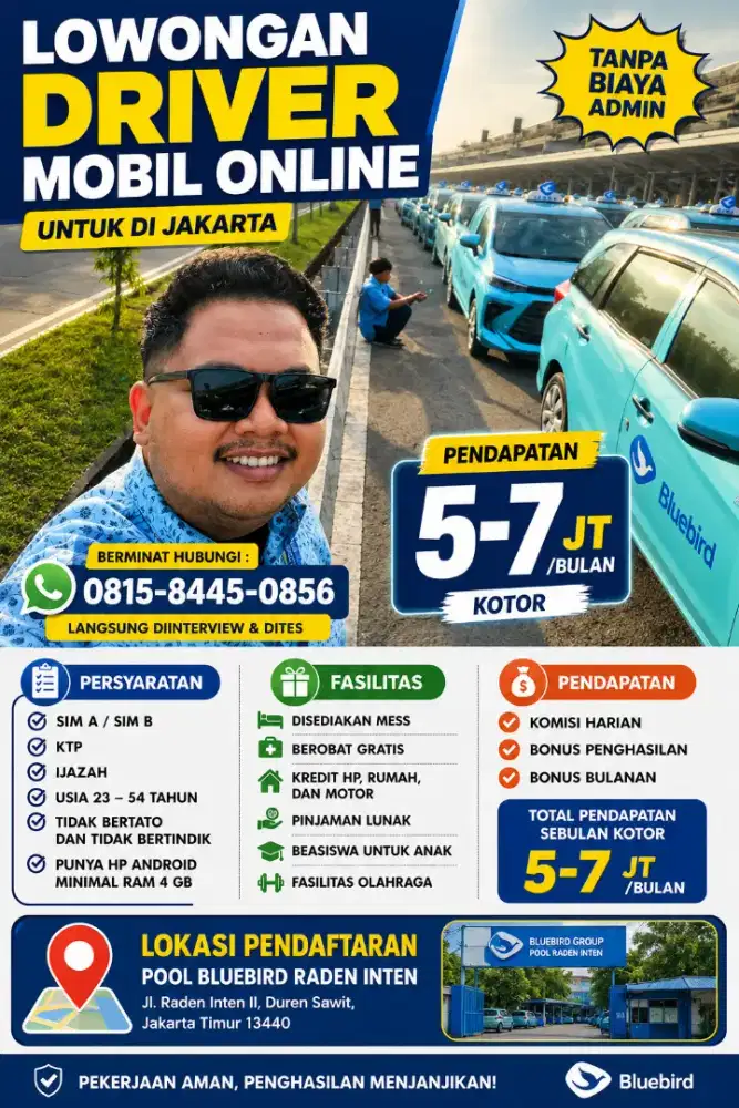 Lowongan pengemudi SIM A