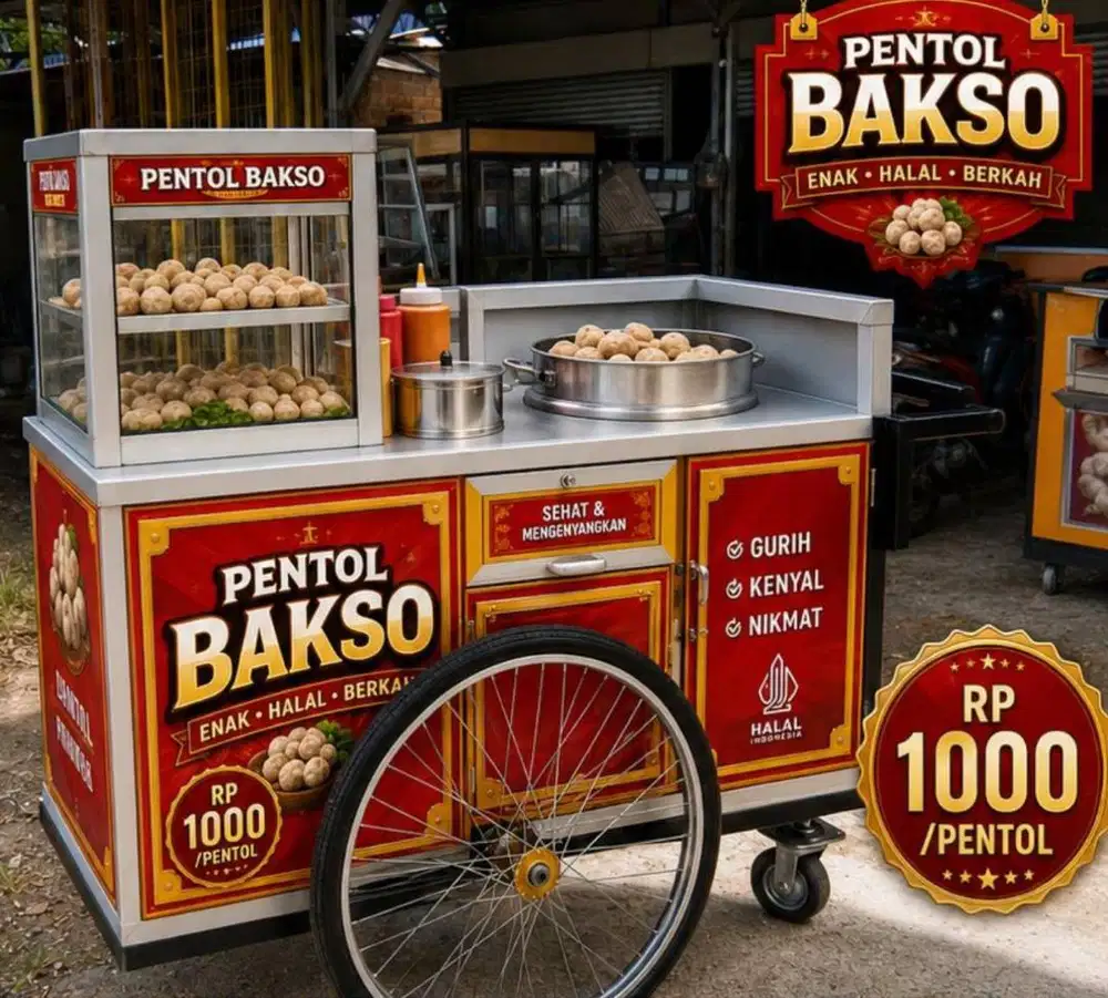 Dicari Penjual Pentol Keliling – Bagi Hasil Rp300/Pentol + Uang Makan