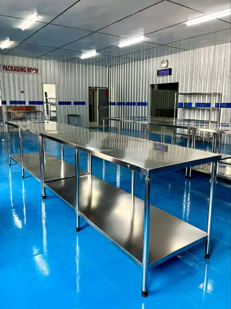 Meja Stainless 1 Undershelf Commercial Kitchen