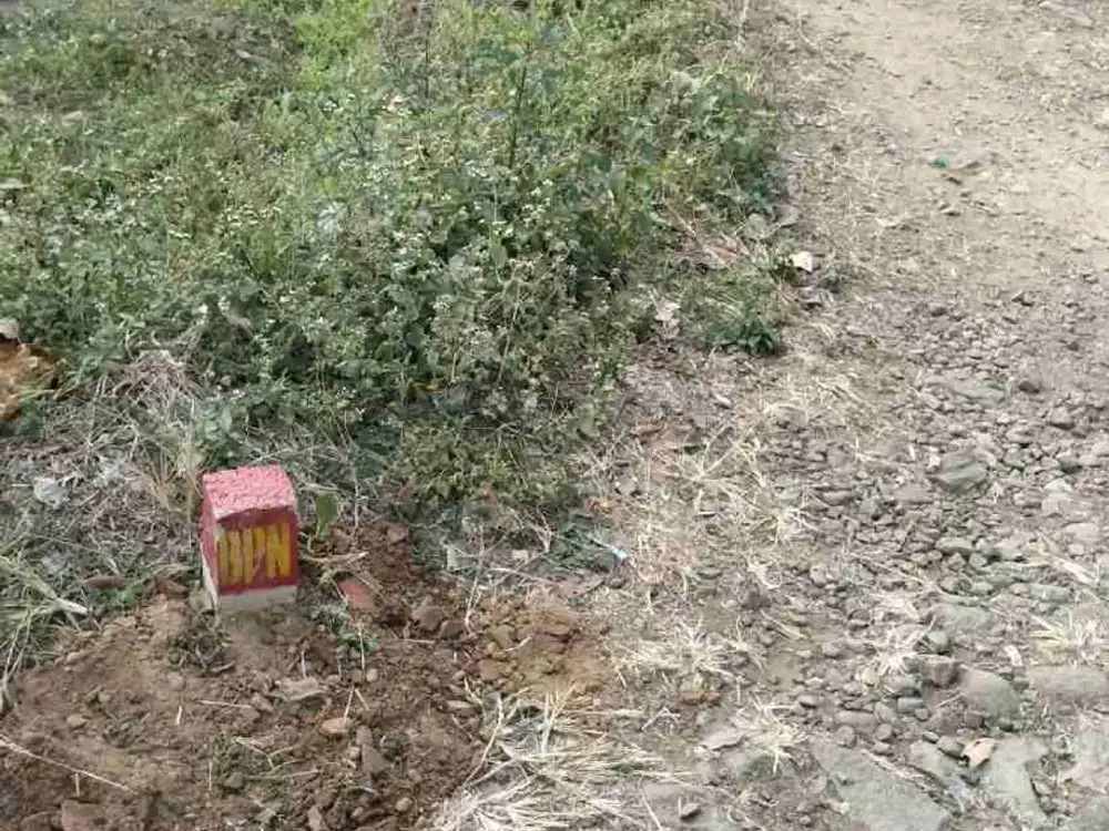 di jual sebidang kebun masuk mobil vew sawah
