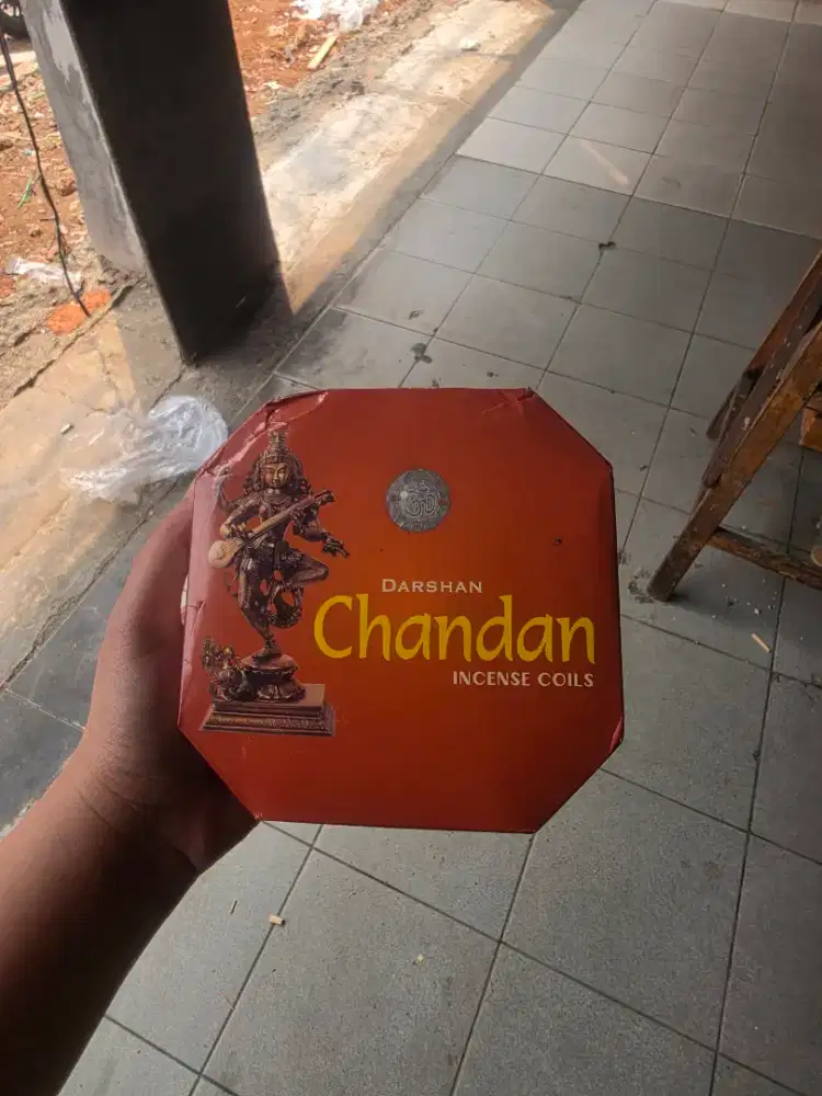 Dupa India Aromaterapi Coil Darshan Chandan 24jam Dupa Baru