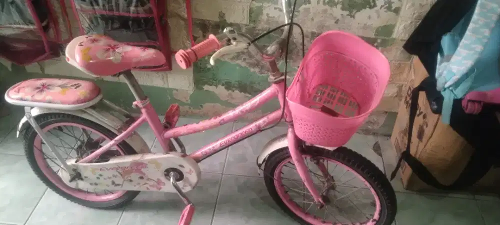 Jual sepeda Evergreen pink