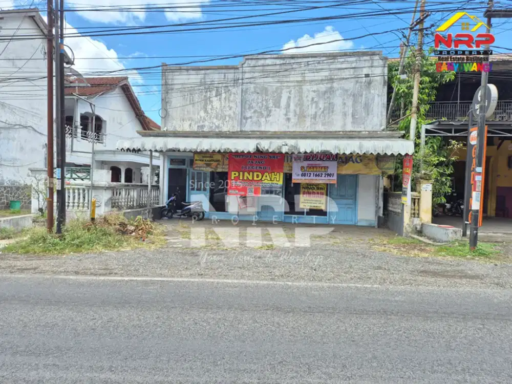 DIJUAL RUANG USAHA STRATEGIS DI TEPI JALAN JAJAG – BANYUWANGI