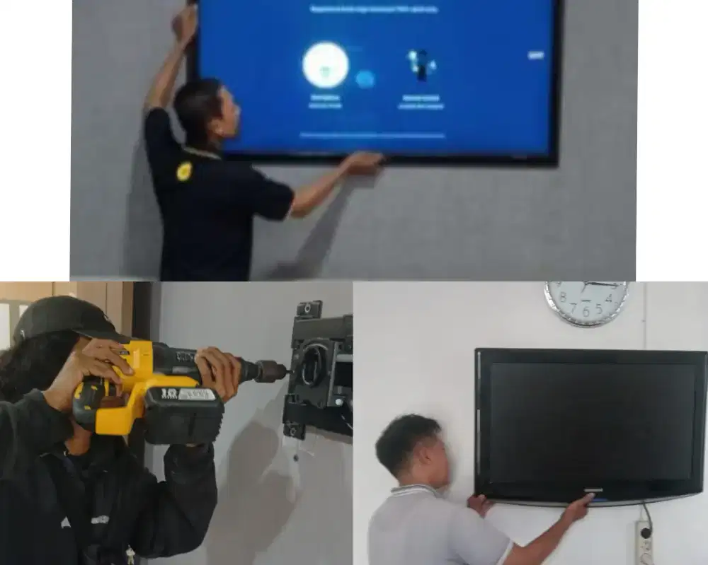 Braket +pasang atau jasa pasang terima rapih breket bracket led tv