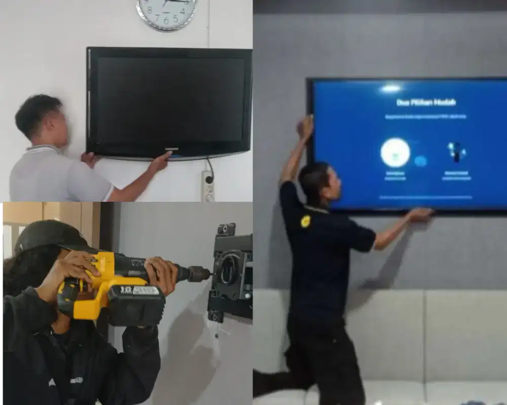 Braket +pasang atau jasa pasang terima rapih breket bracket led tv