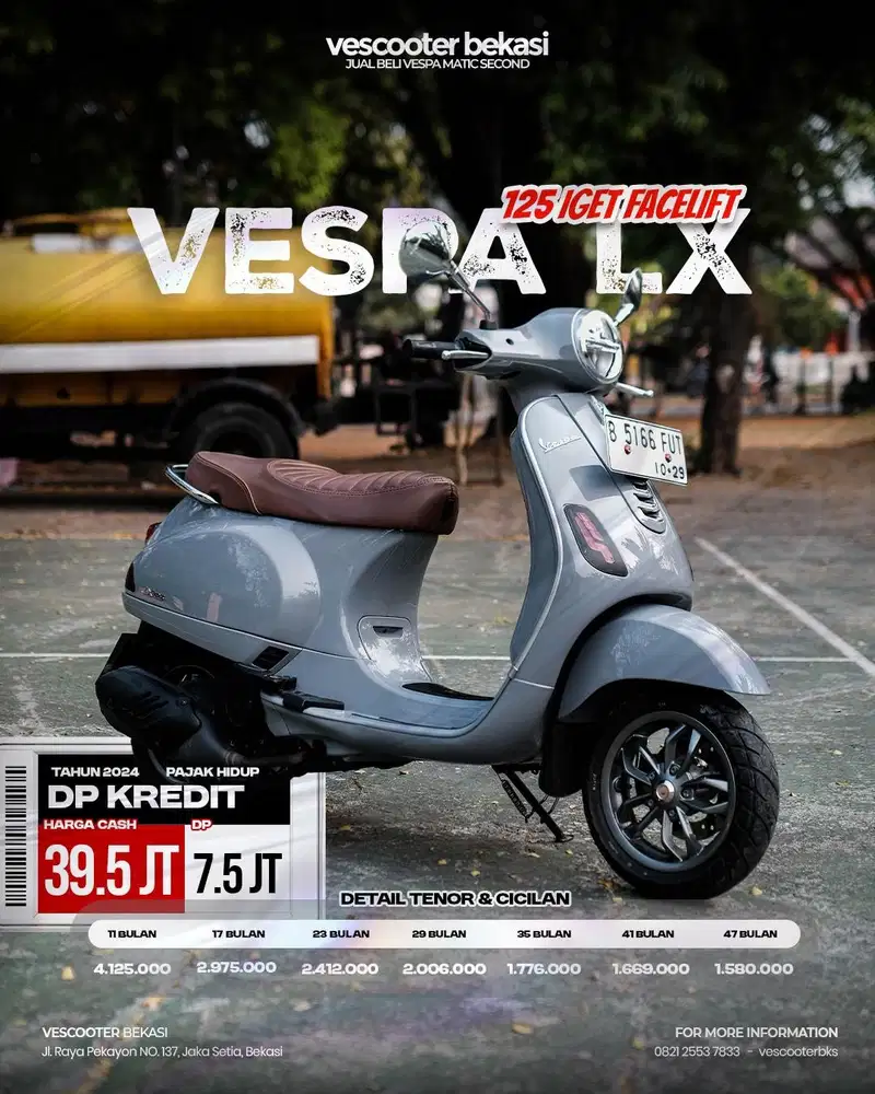 PIAGGIO VESPA MATIC VESPA LX 125 IGET FACELIFT