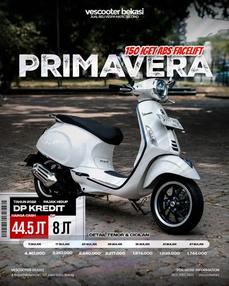 PIAGGIO VESPA MATIC PRIMAVERA 150 IGET ABS FACELIFT 2022