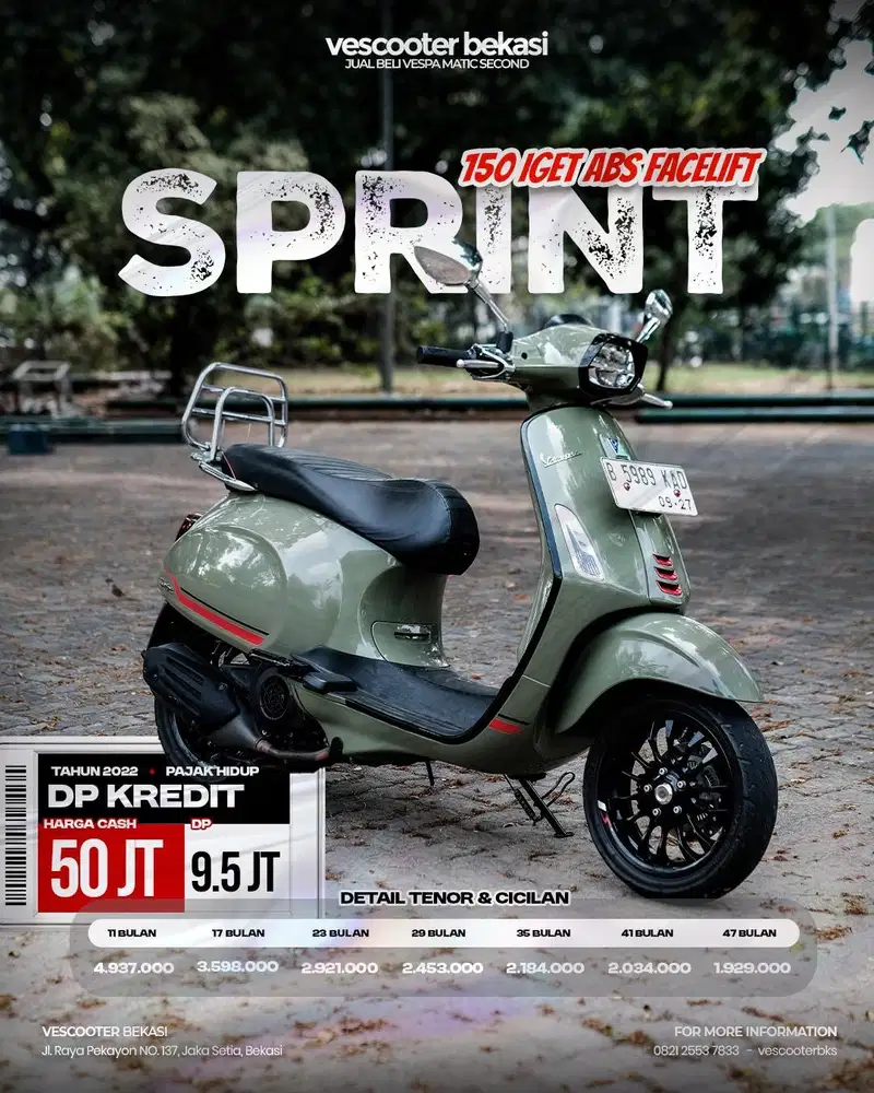 PIAGGIO VESPA MATIC SPRINT S 150 IGET ABS FACELIFT 2022