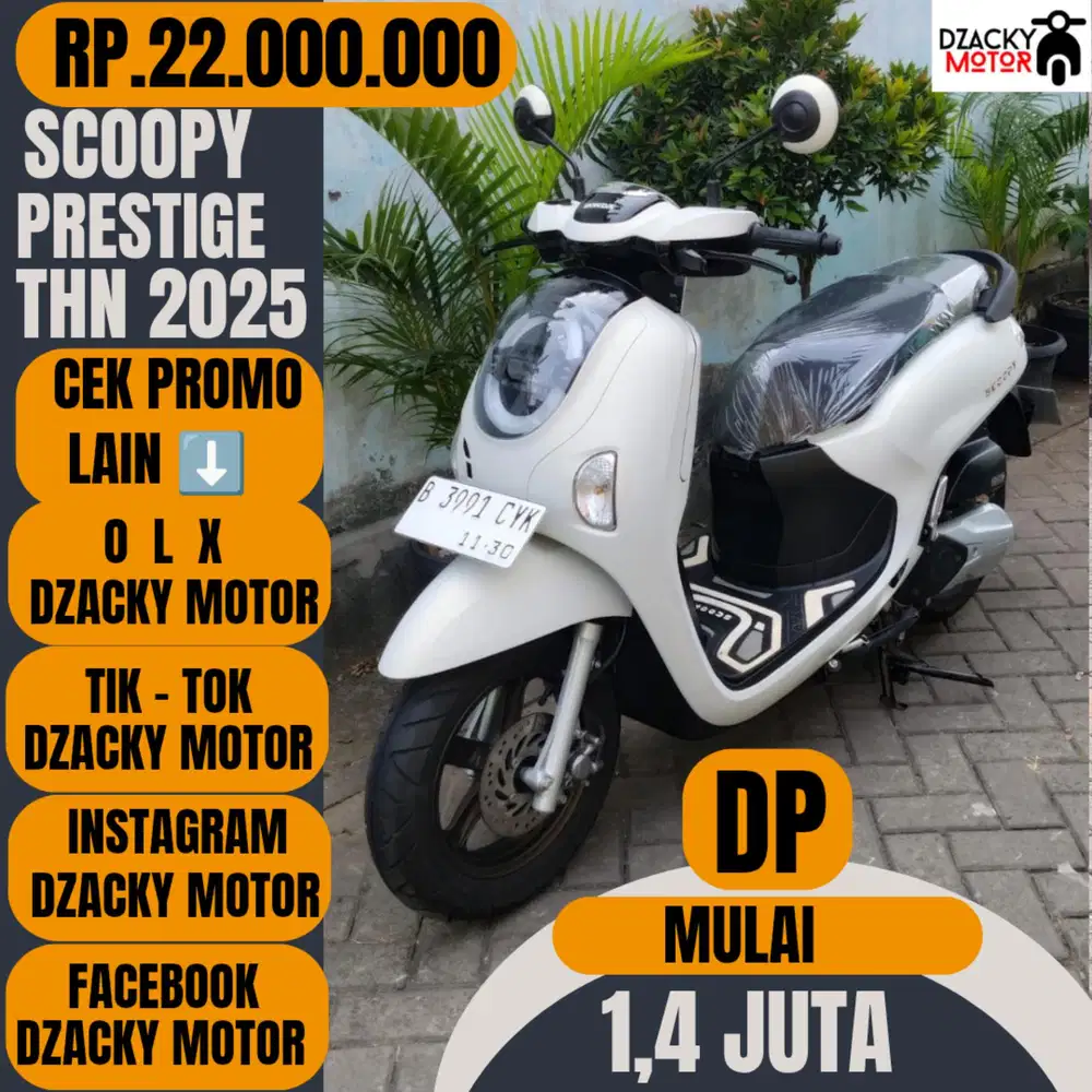 SCOOPY PRESTIGE 2025 SECOND LIKE NEW