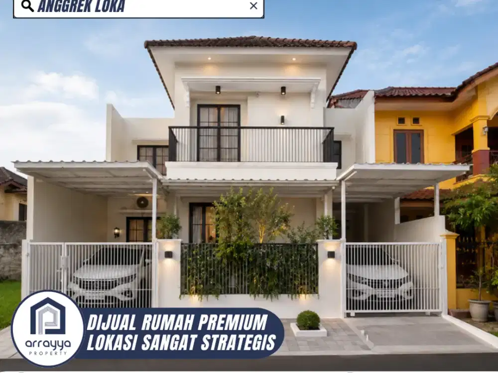 DIJUAL RUMAH PREMIUM CANTIK SIAP HUNI DI ANGGREK LOKA BSD (ARB126)