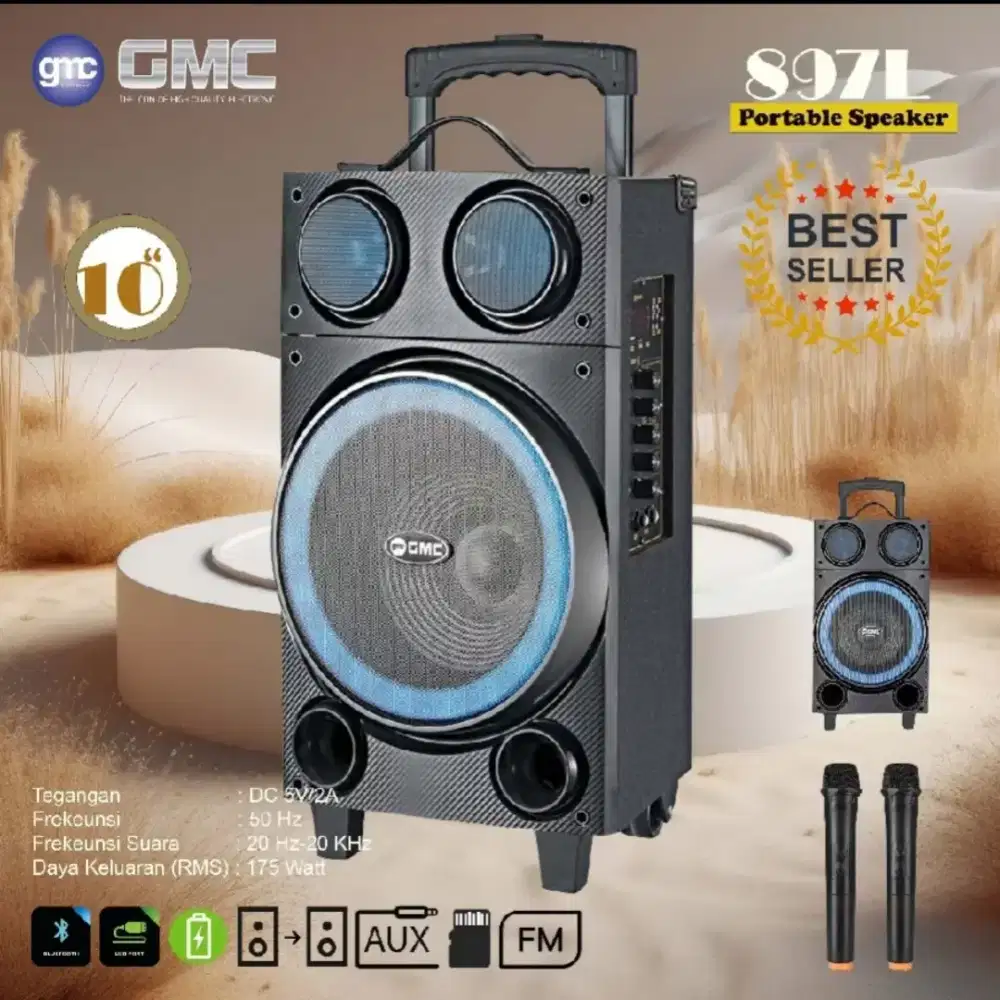 Speaker GMC bluetooth Karauke