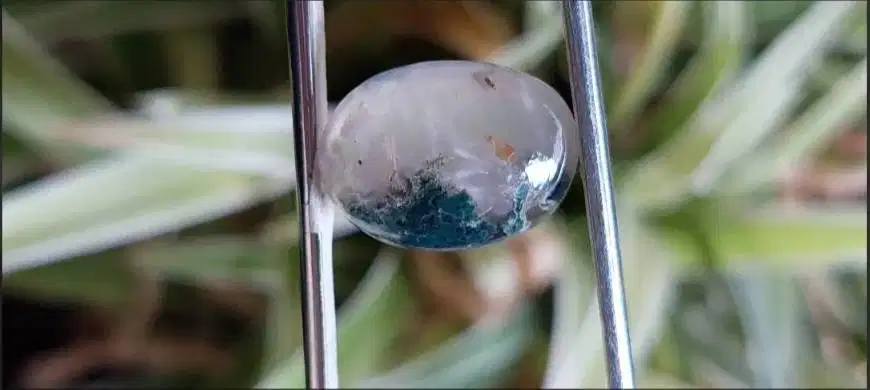 Batu Cincin Lumut Suliki alami