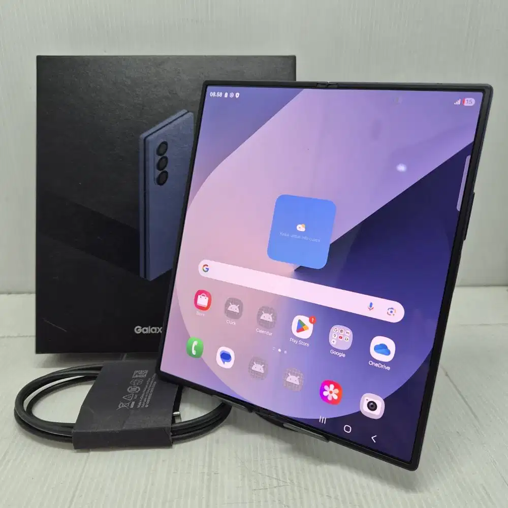 GRESS LIKE NEW  99% SAMSUNG GALAXY Z FOLD 6 5G 12/256 BLUE SEIN RESMI