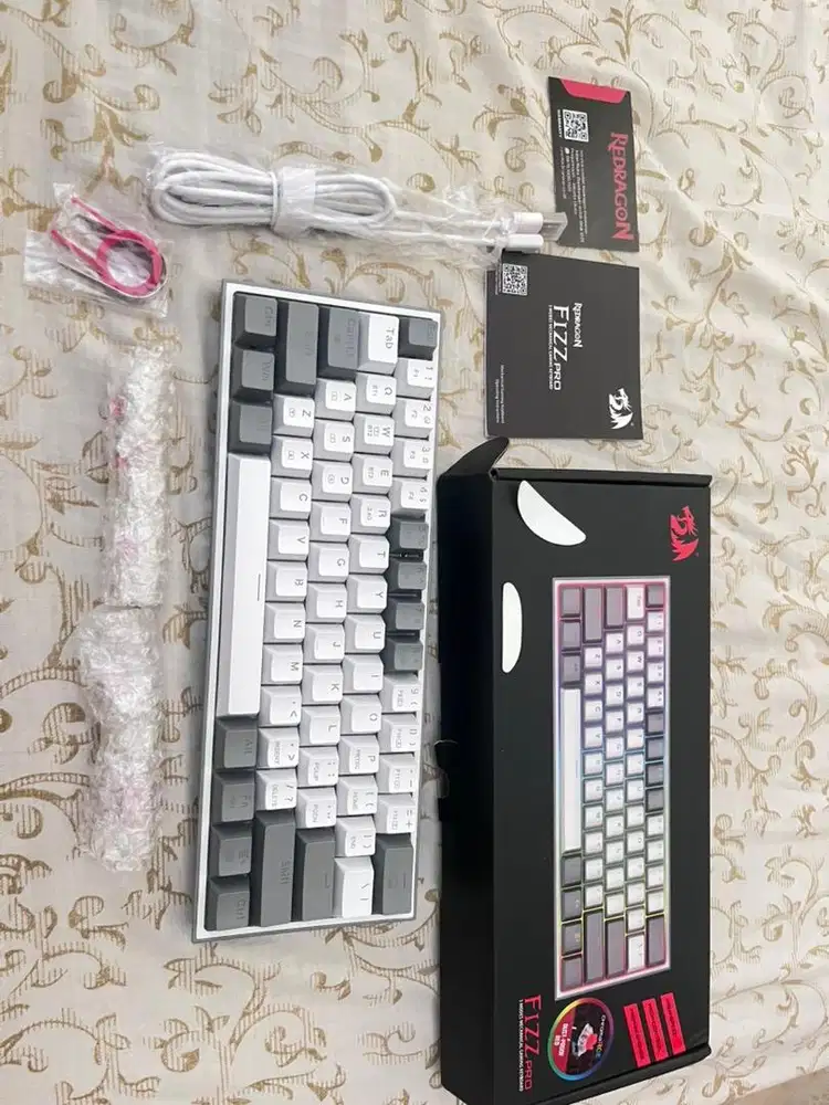 Keyboard Wirelss Red Dragon K616-RGB Pro