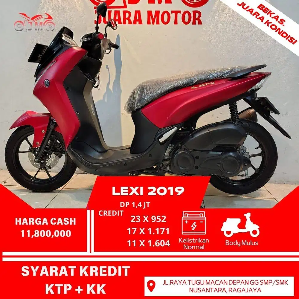 LEXI 2019 SURAT LENGKAP MESIN HALUS TERAWAT DAN SIAP PAKAI NO KENDALA