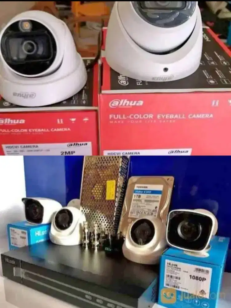 Pasang cctv dahua hikvision dan hilook ezviz service