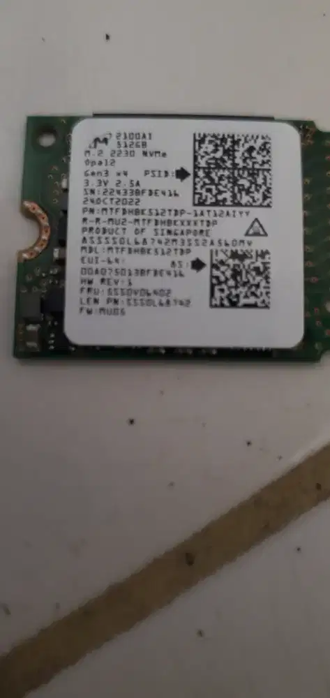 Ssd nvme m.2 512gb new