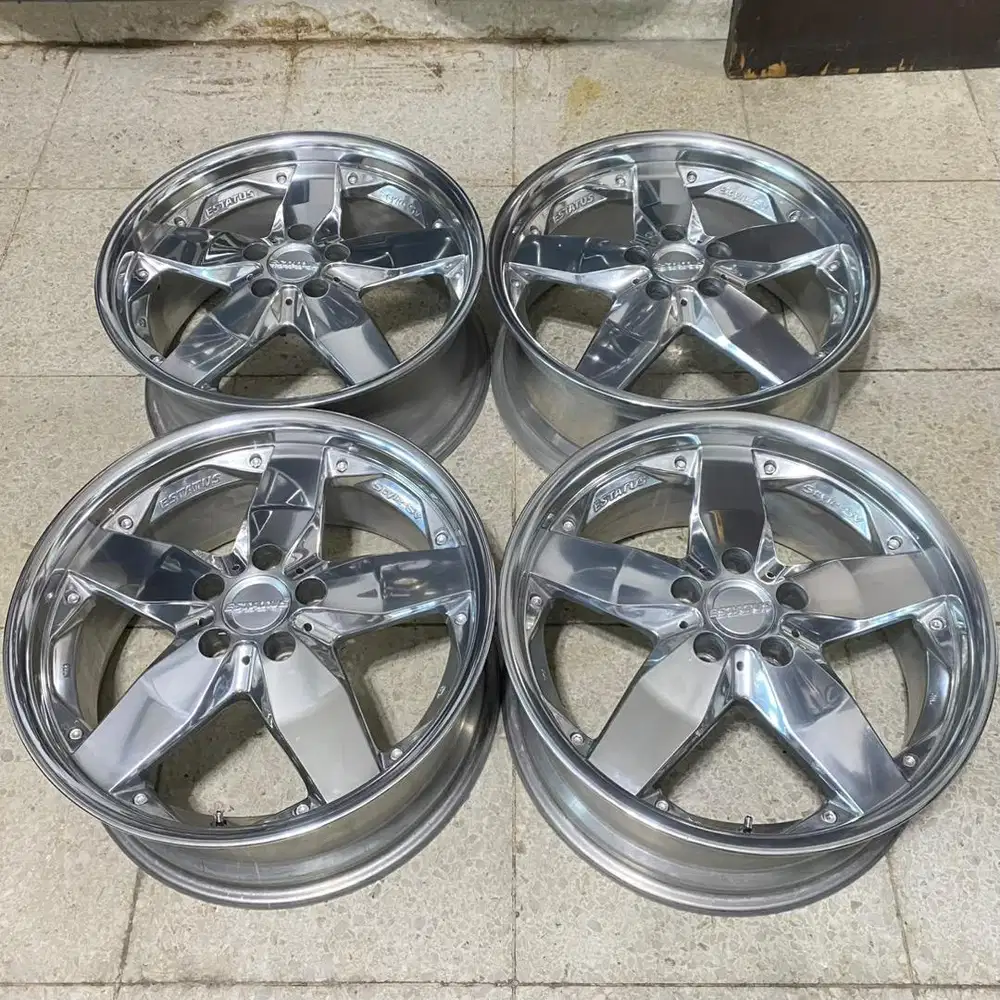 Japan Estatus Style SV Ring 18 5x114 5x112 Velg Ori Original Jepang