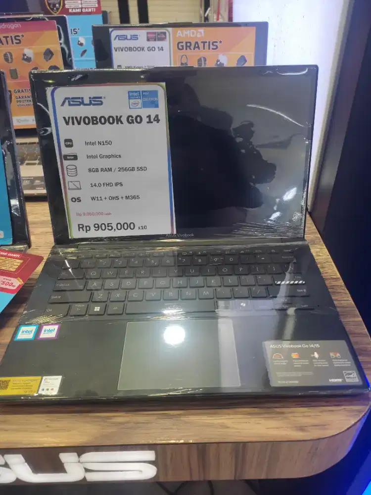 Asus vivobook go14 RAM 8gb 256gb bisa cicil tanpa DP