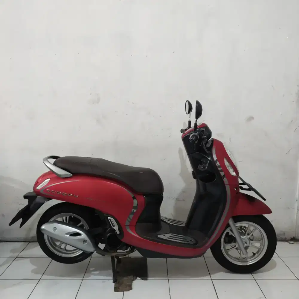 Honda Scoopy New Keyles 2021 Orisinil Mesin Aluss Lengkap Bagus