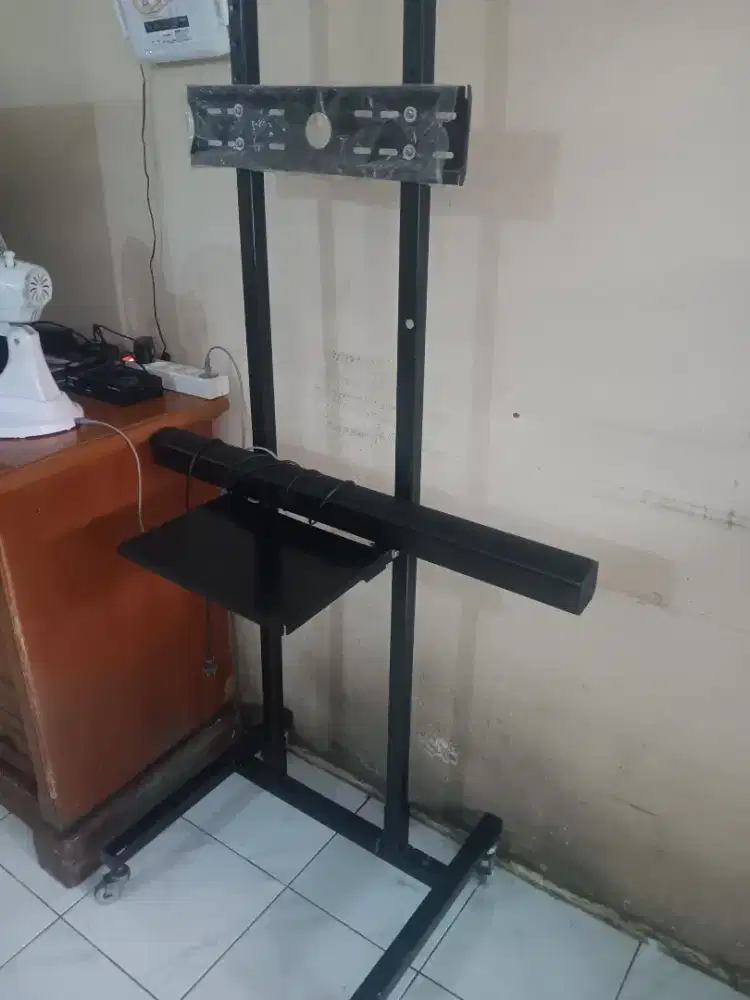 Stand buat Led TV + speaker aktif xiaomi