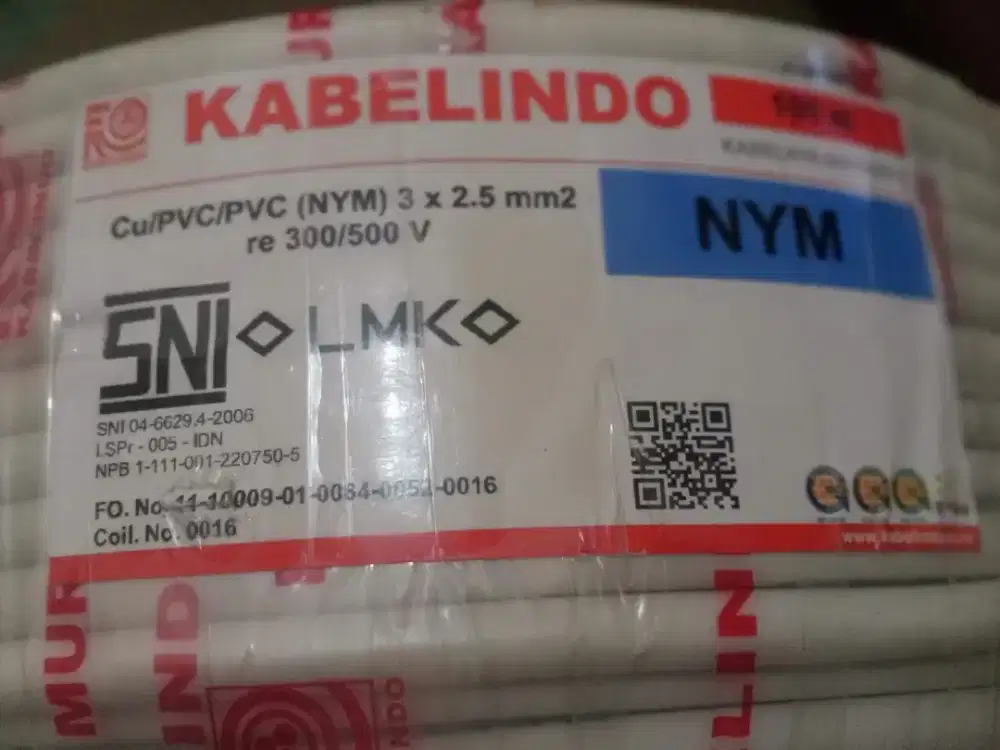 KABELINDO NYM 3x2,5mm 100meter