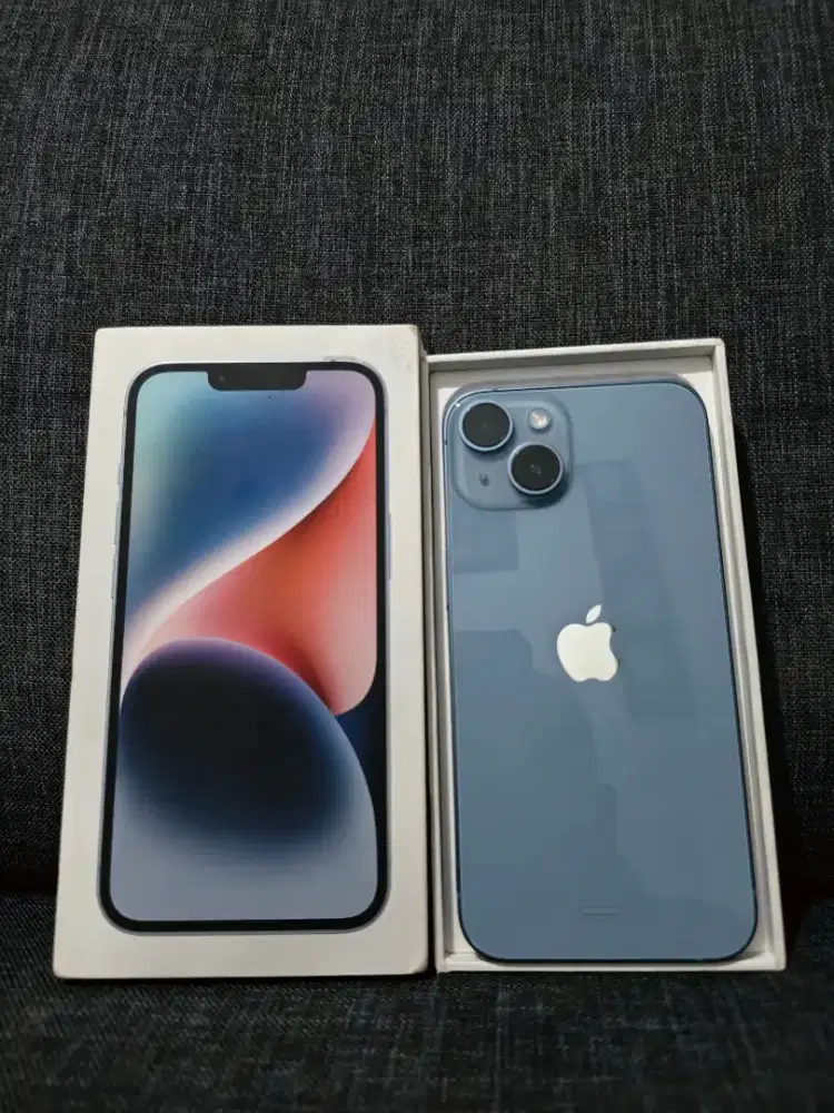 iphone 14 128 blue garansi resmi