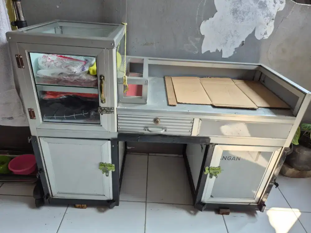 Gerobak Motor Etalase Kaca