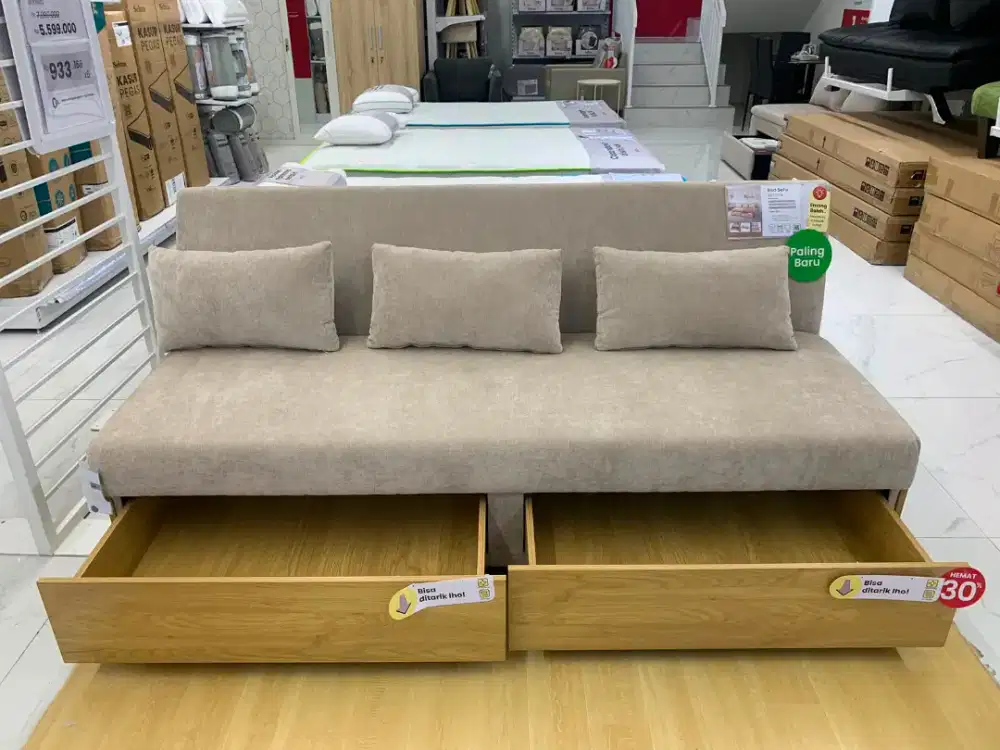 PROMO SOFABED STORAGE
