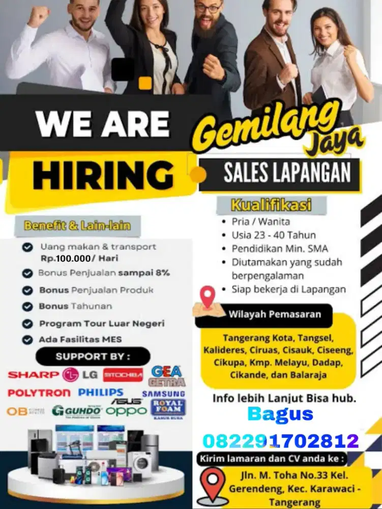 LOKER SALES LAPANGAN