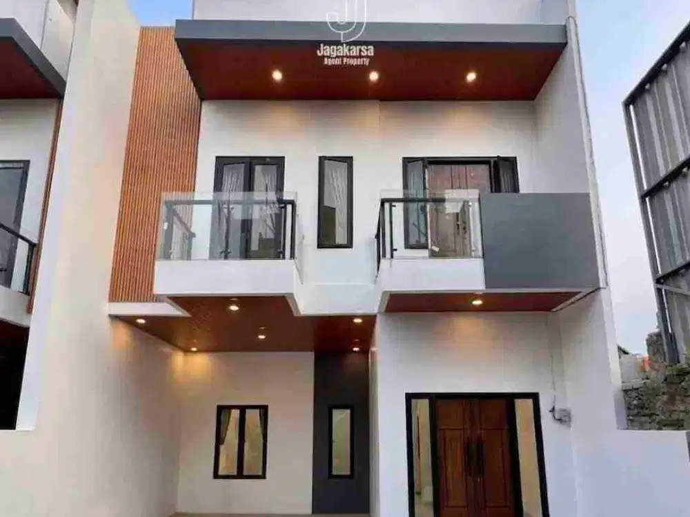 RUMAH MURAH MINIMALIS MODERN DALAM CLUSTER DI JAGAKARSA JAKSEL