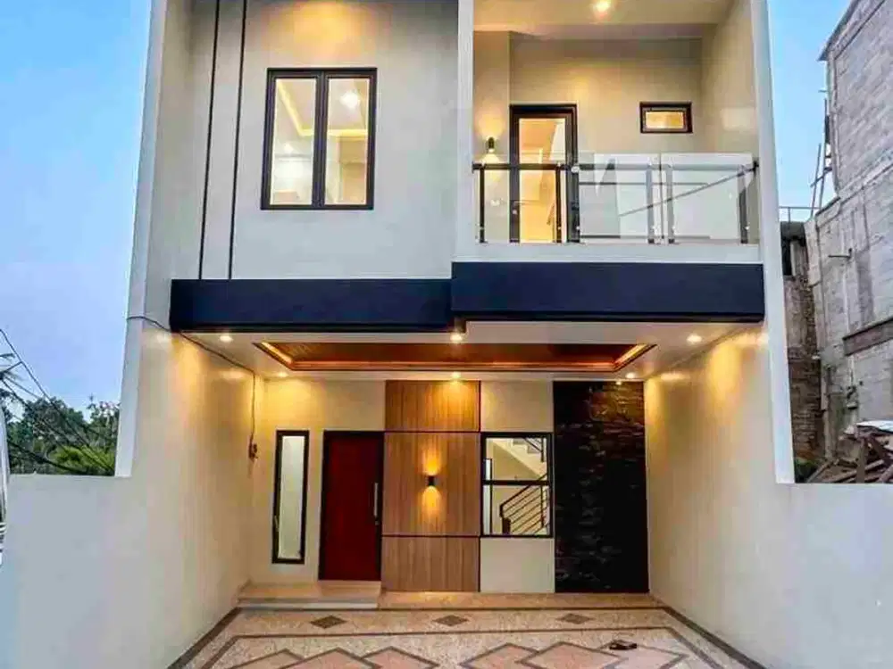 RUMAH MINIMALIS MODERN DALAM CLUSTER DI JAGAKARSA JAKSEL
