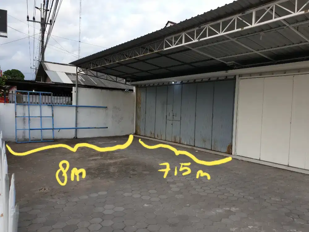 DISEWAKAN RUANG USAHA STRATEGIS LUAS BESAR