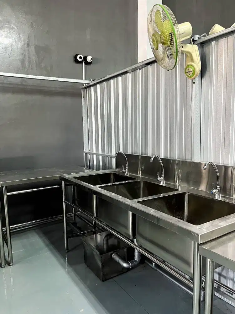 Sink Stainless Commercial Kitchen | TEMPAT CUCI