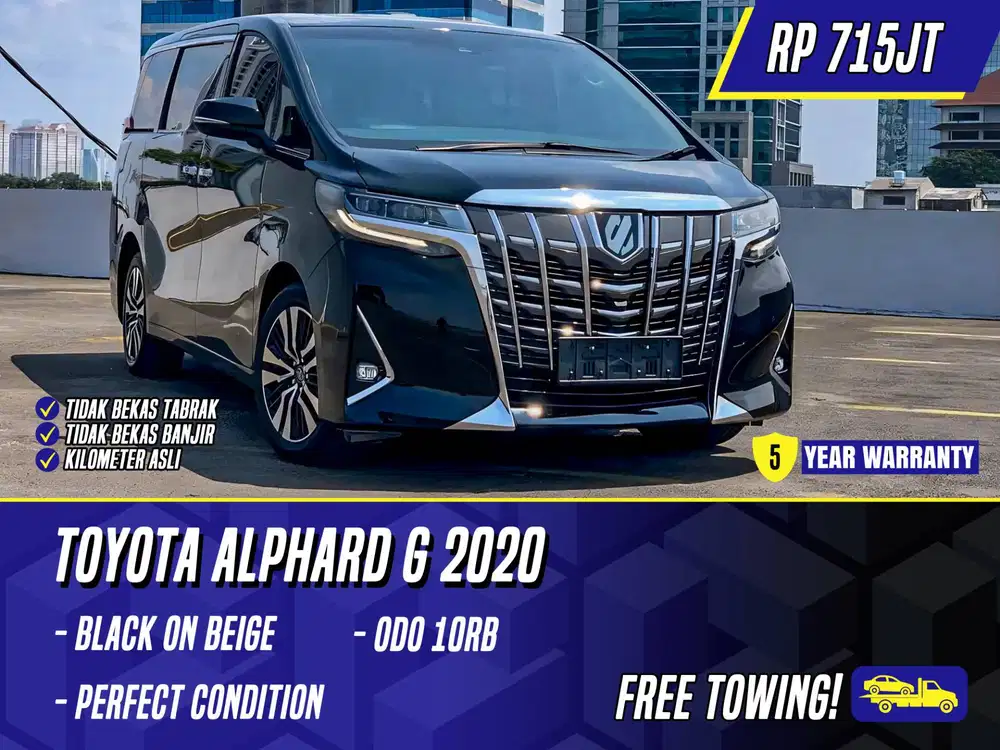 Toyota Alphard G 2020 Black Hitam