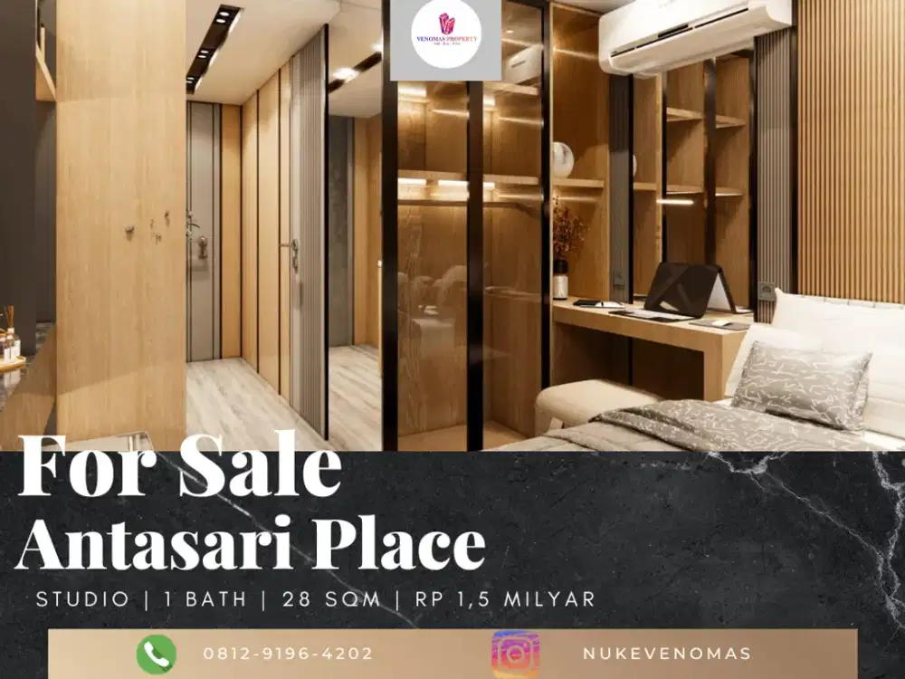 For Sale Antasari Place Apartment Full Furnished Type Studio