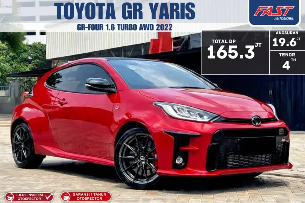 KM.680PERAK TOYOTA GR YARIS 2022 GR-FOUR 1.6 TURBO AWD FULL PPF