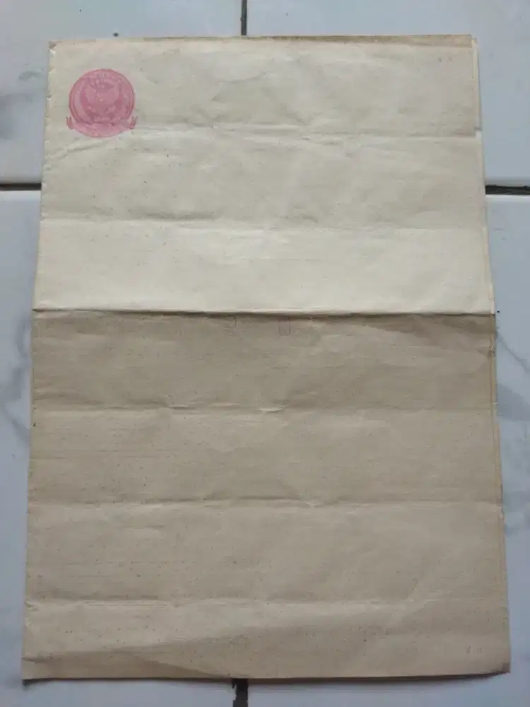 Kertas Segel Materai/Meterai Tahun 1990