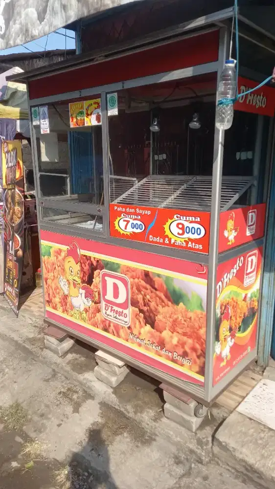 Jual gerobank Chiken beserta princess nya