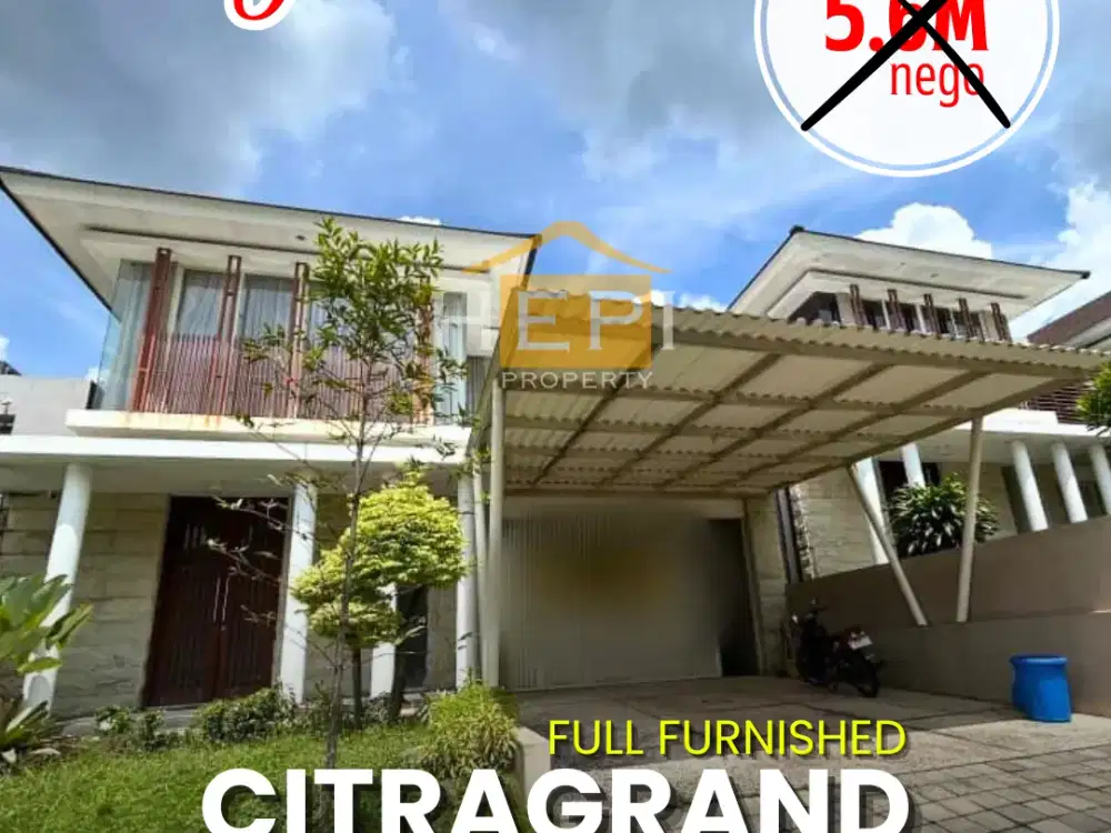 Dijual Rumah Full Furnished dengan View di Citragrand Semarang