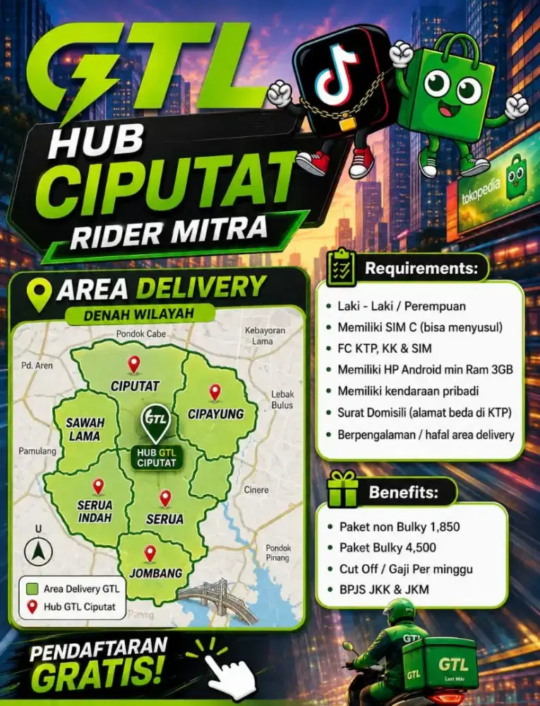 LOWONGAN MITRA KURIR