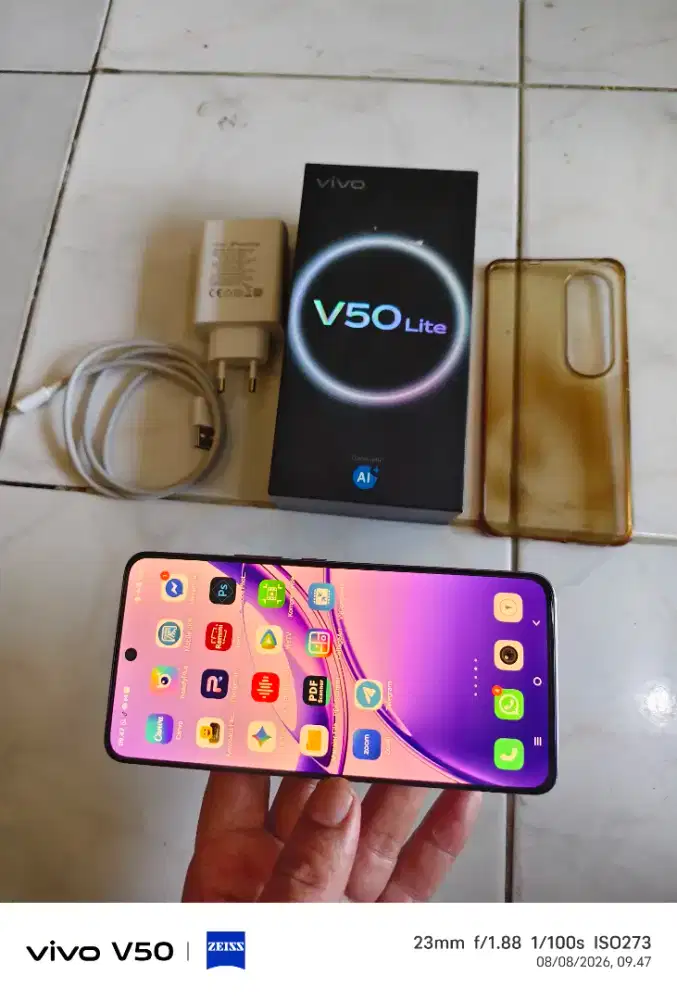 Vivo v50 lite 4G ram 8 rom 256