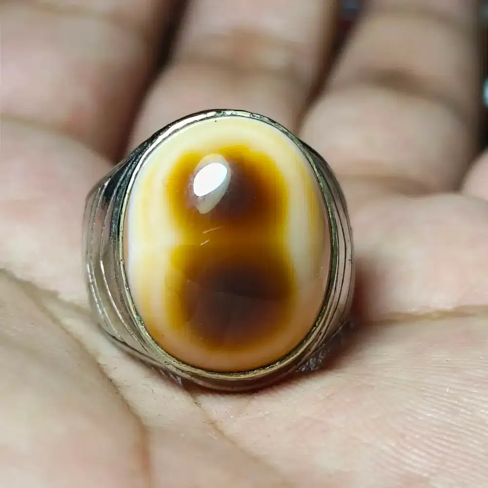 NATURAL BATU CINCIN MOTIF ANGKA 8 AGEMAN COLECTION