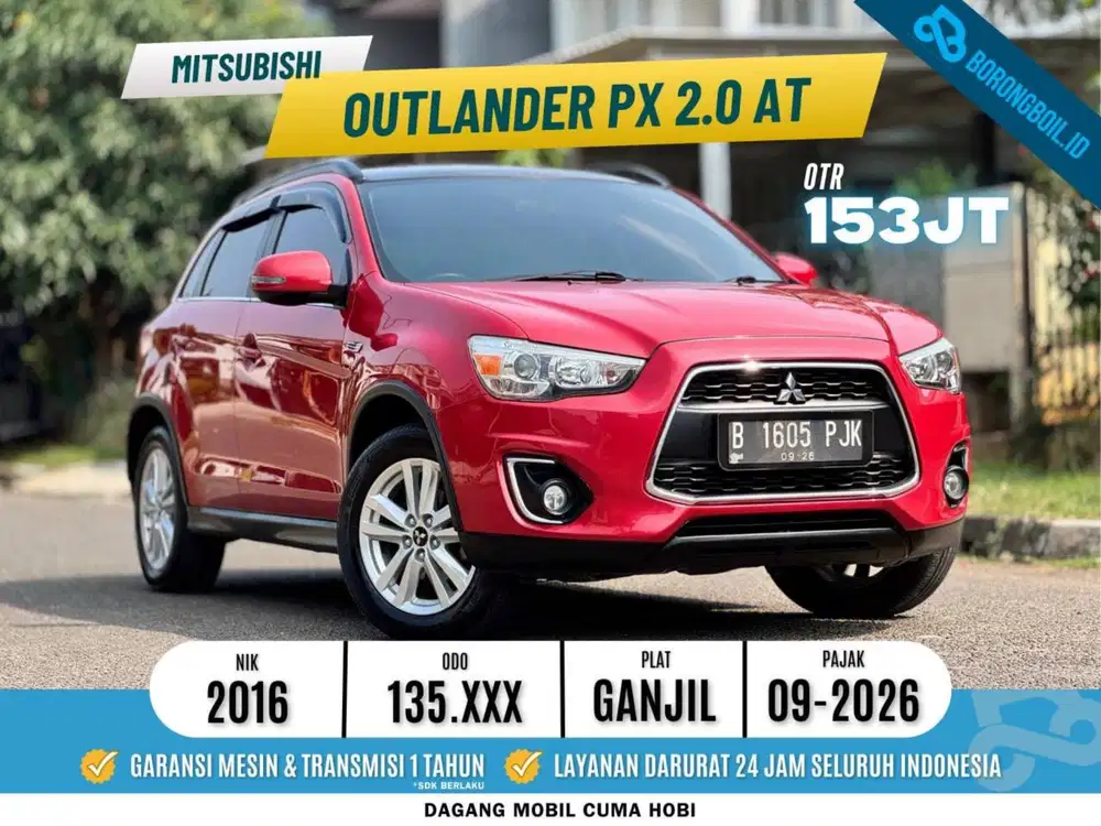 TERMURAHH Outlander PX 2.0 AT 2016 Merah