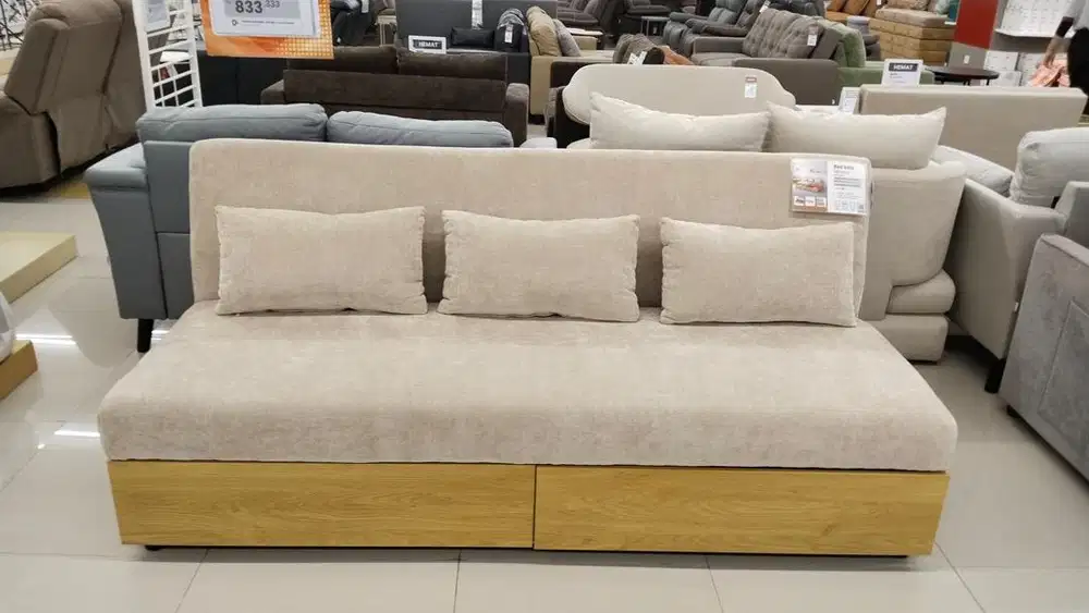 SOFABED MELOFA + STORAGE